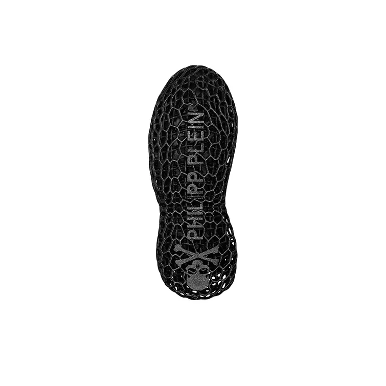 PHILIPP PLEIN Skeleton Caviar Low-top Sneakers-4