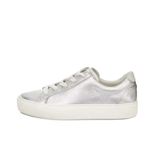 UGG Skateboard Shoes Women's Low-Top Silver