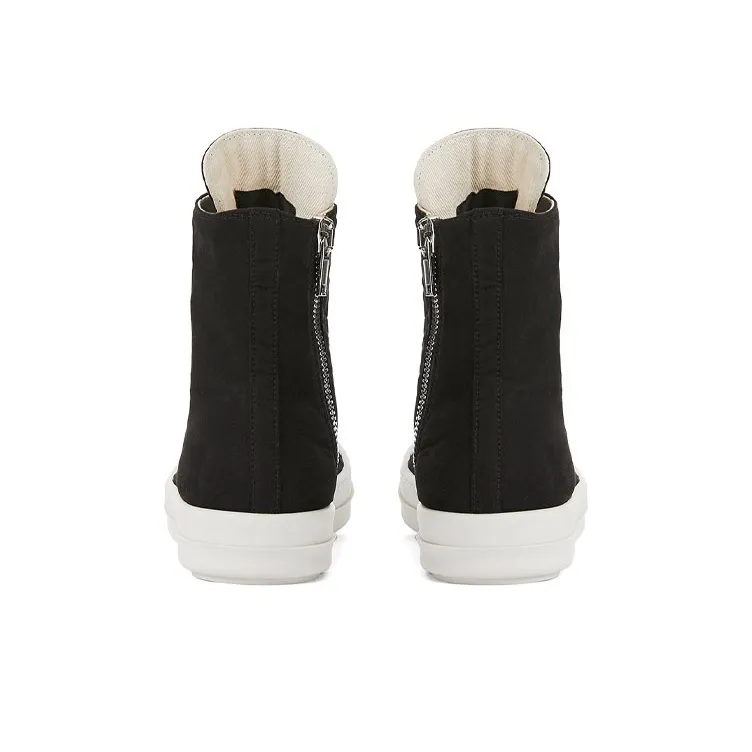 Rick Owens DRKSHDW High Top Stylish Skateboarding Shoes Men's Black-4