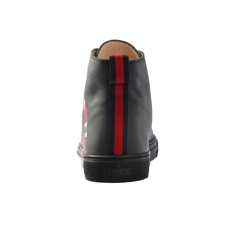 GUCCI Leather High Top 'Snake'-2