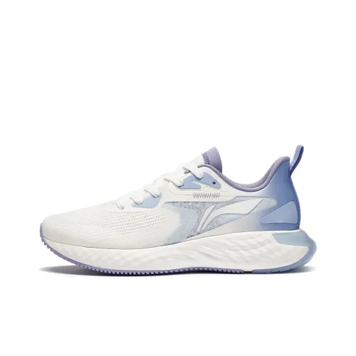 LINING Running Collection Running Shoes Men Low-Top Mist White/New Aurora Blue