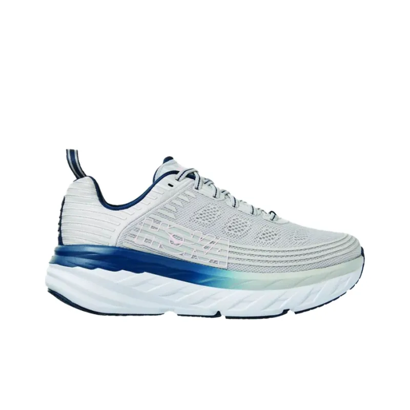 HOKA ONE ONE Bondi 6 Running Shoes Women's Low Top White-1