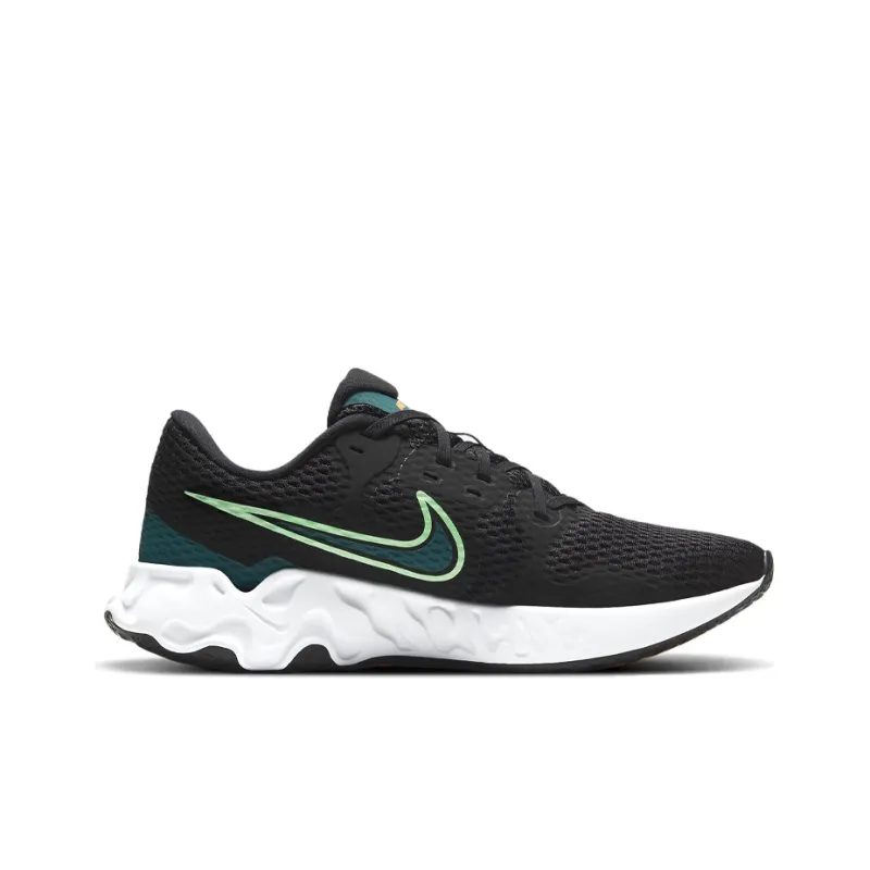 Nike Renew Ride 2 Cushioning Anti-Slip And Wear-Resistant Low-Top Running Shoes Men's Black Green Orange-1