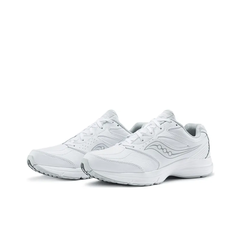 Saucony Integrity Walker 3 Cushioning Anti Slip And Wear Resistant Support Low Top Running Shoes Men's White-2