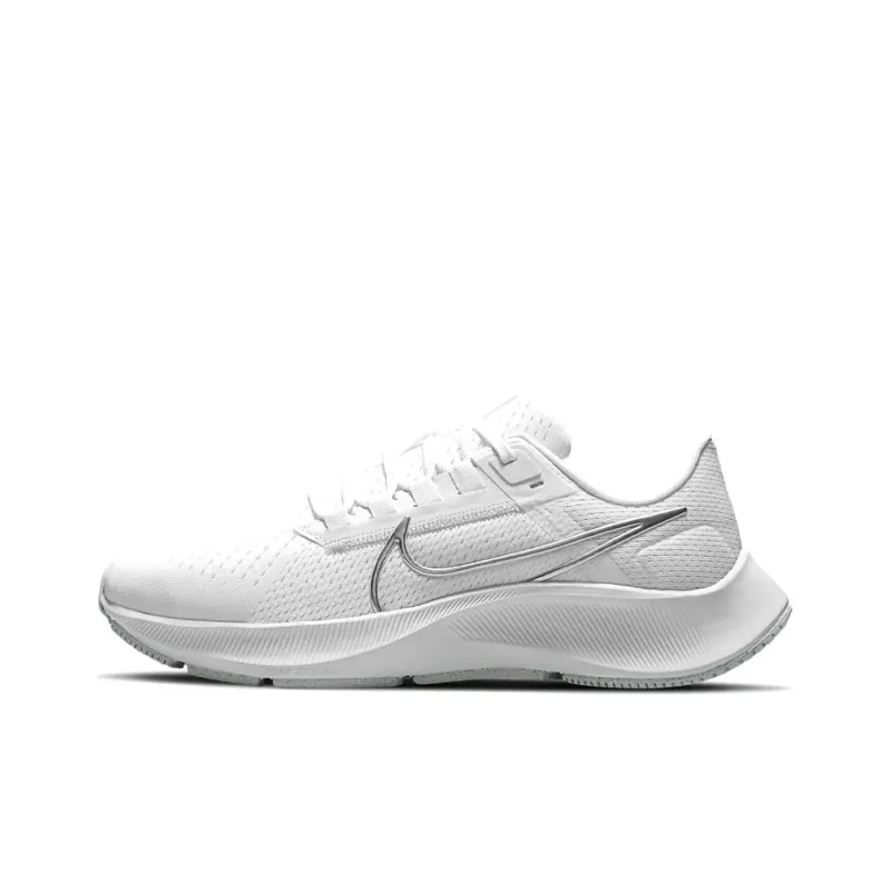 Nike Air Zoom Pegasus 38 White Metallic Silver Women's-0