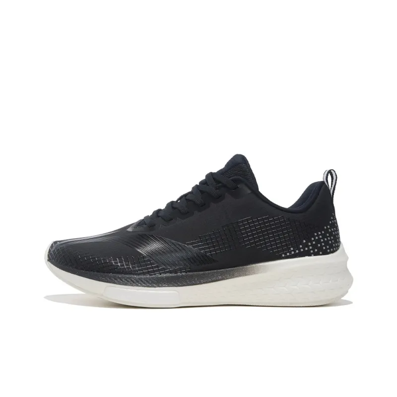 LINING Trich Tu 5 V PRO 3M Men's Light Marathon Running Shoes - Black/White-0
