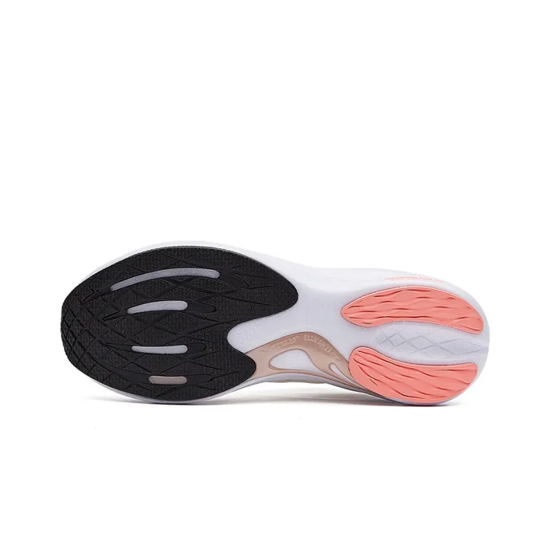 361° Flying Wing Q Bounce Ultra Technology Low Top Running Shoes Women's White Gold-3