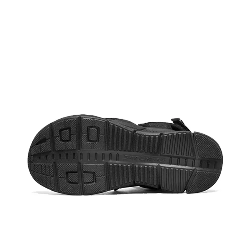 Skechers Casual Black Sandals-3