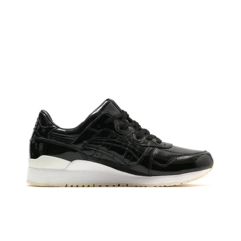 Asics Gel-Lyte 3 Wear-resistant And Lightweight Low-Top Running Shoes Men's Black White-1