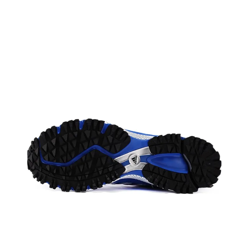 Adidas Marathon 10 Non-slip Lightweight Low-Top Running Shoes Men's Blue White-4