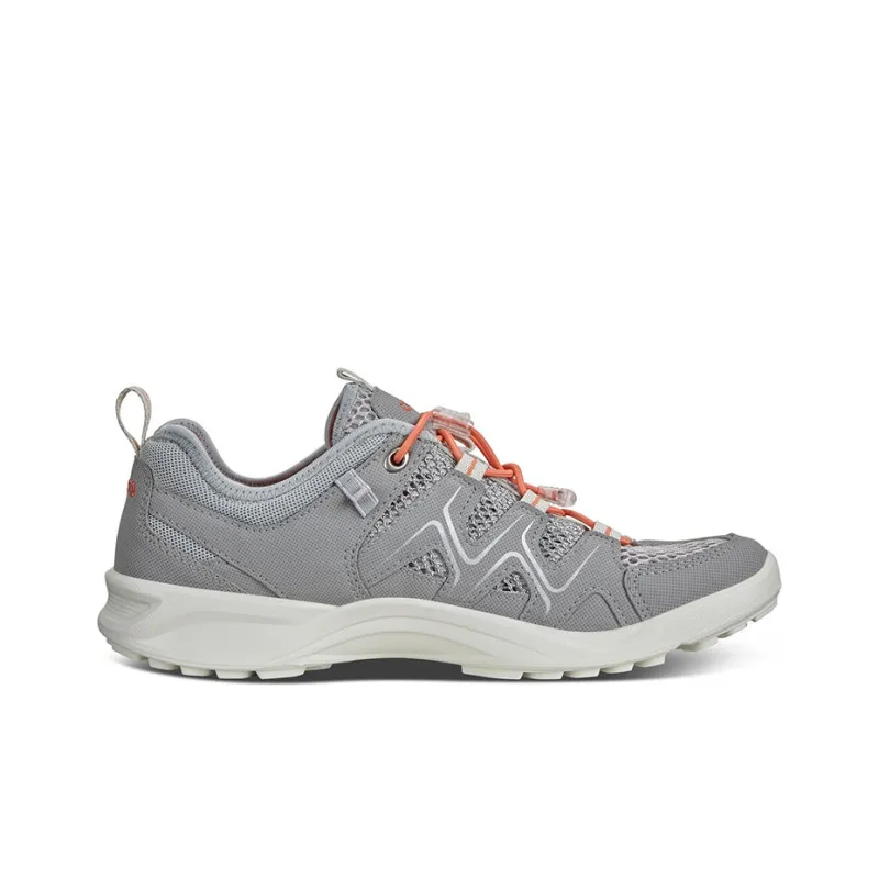 Ecco Terracruise Lt Cushioned Slip Resistant Reflective Low Top Trekking Shoes Women's Gray-1