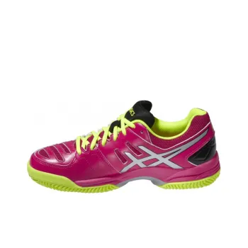 Asics Gel-Padel Pro 2 SG Anti-Slip Wear-Resistant Low-Top Running Shoes Women's Fuchsia
