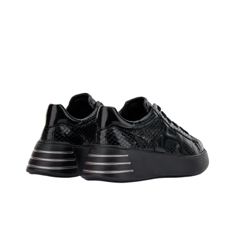HOGAN Rebel Casual Shoes Women's Low-Top Black-3