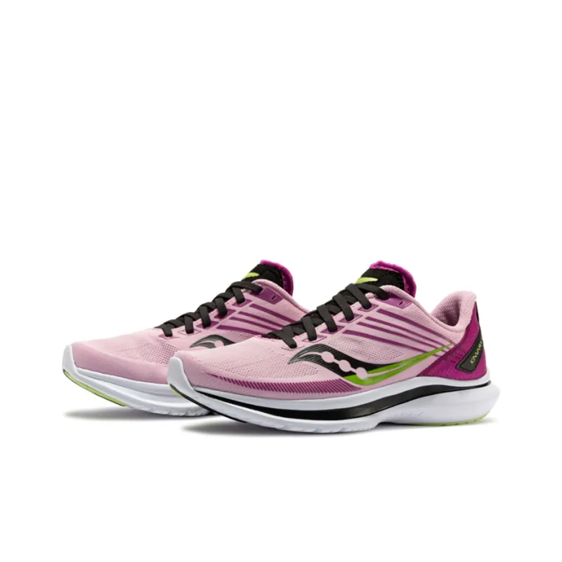 saucony Kinvara 12 Big Kid 'Pink Purple'-2