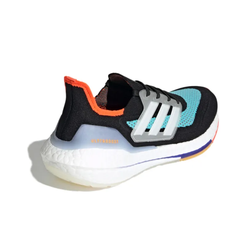 Adidas Ultra Boost 21 Black Pulse Aqua-4