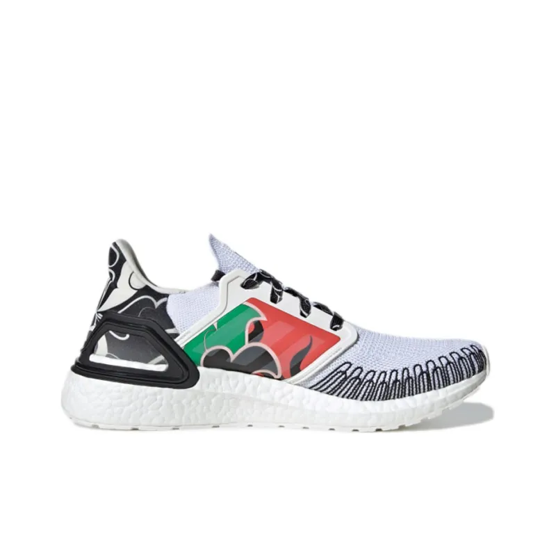 Adidas Ultraboost Dna Sea City Pack Wear-Resistant Slip-Resistant Low-Top Running Shoes Men's White Black-1
