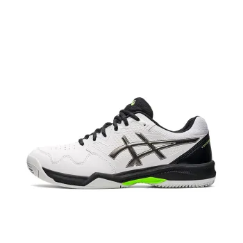 Asics Gel-Dedicate 7 Clay Wear-Resistant Cushioning Slip-Resistant Low-Top Running Shoes Men's White Black