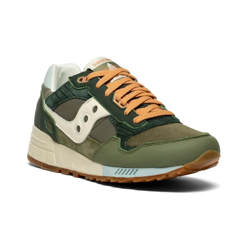 Saucony Shadow 5000 Low-Top Running Shoes Unisex Green Standard M-2