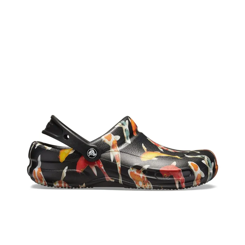 Crocs Bistro Graphic Clogs 'Black Multi'-1