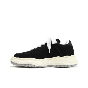 MIHARA YASUHIRO Maison MIHARA YASUHIRO Wayne OG Sole Washed Canvas Low Black