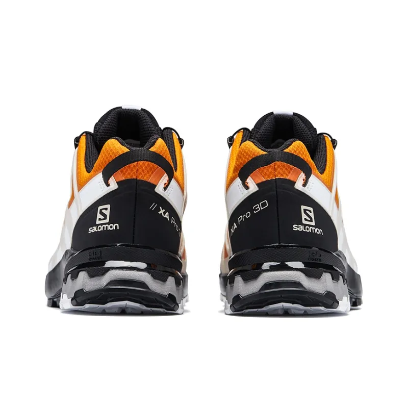 SALOMON XA Pro 3D V8 Cushioning Anti-Slip And Wear-Resistant Low-Top Hiking Shoes Mandarin Orange Jam Color-3