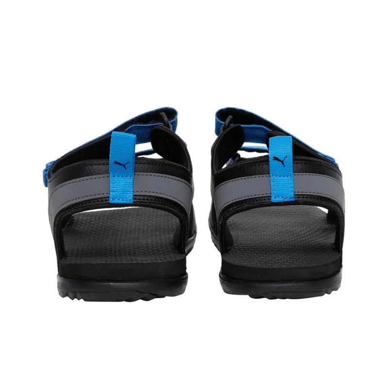 PUMA Hexa Idp Beach Sandals Unisex Black Gray Blue-3
