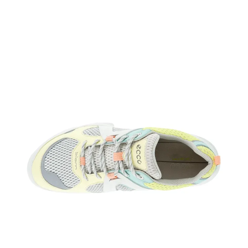 Ecco Biom C Trail Breathable Low Top Running Shoes Women's Light Yellow-2