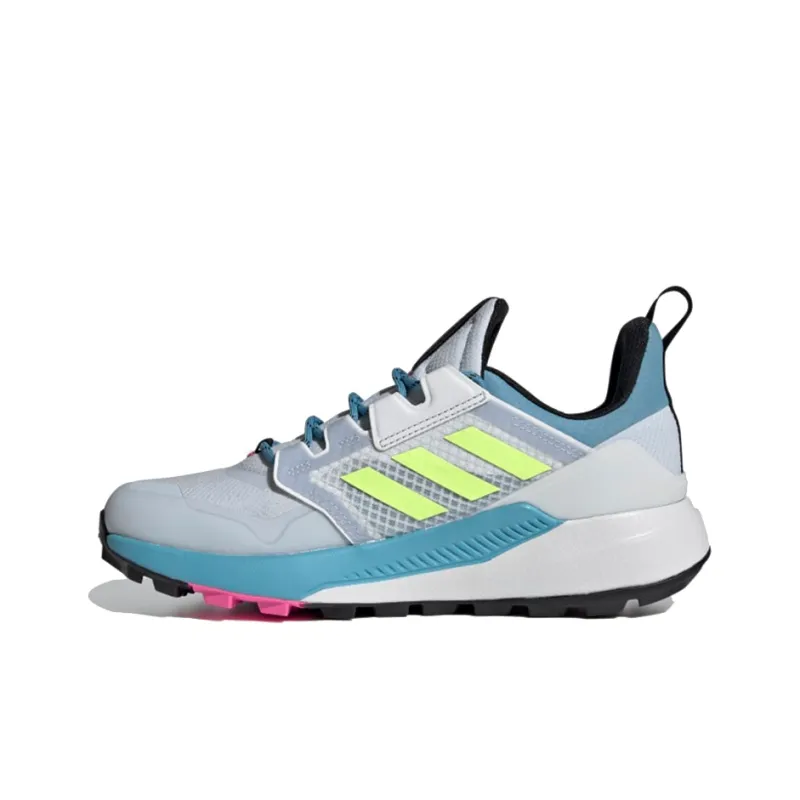 Adidas Terrex Trailmaker Breathable Low-Top Outdoor Shoes Women's Blue Gray Green-0