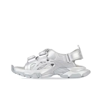 Balenciaga Track Sandal Silver