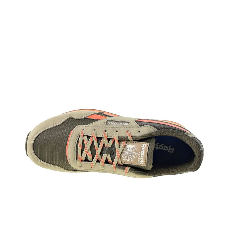 Reebok Classic Harman TL Ripple Lightweight And Breathable Low-Top Running Shoes Men's Military Gray-3