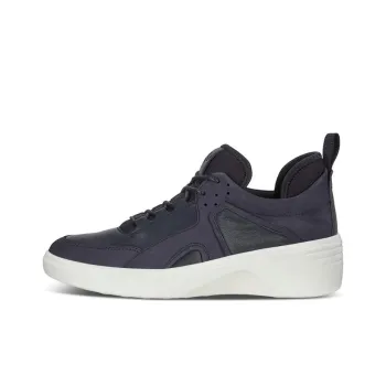 Ecco Soft 7 Wedge Stylish Skateboarding Shoes Women's Blue