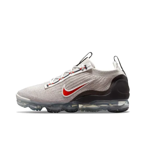 Nike Air VaporMax 2021 FK Light Bone University Red