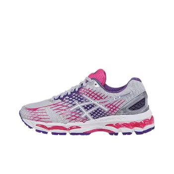 Asics GEL-Nimbus 17 Wear-Resistant Low-Top Running Shoes Women's Gray Blue