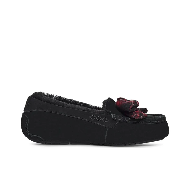 UGG Ansley Plaid Bow 'Black' Women's-1