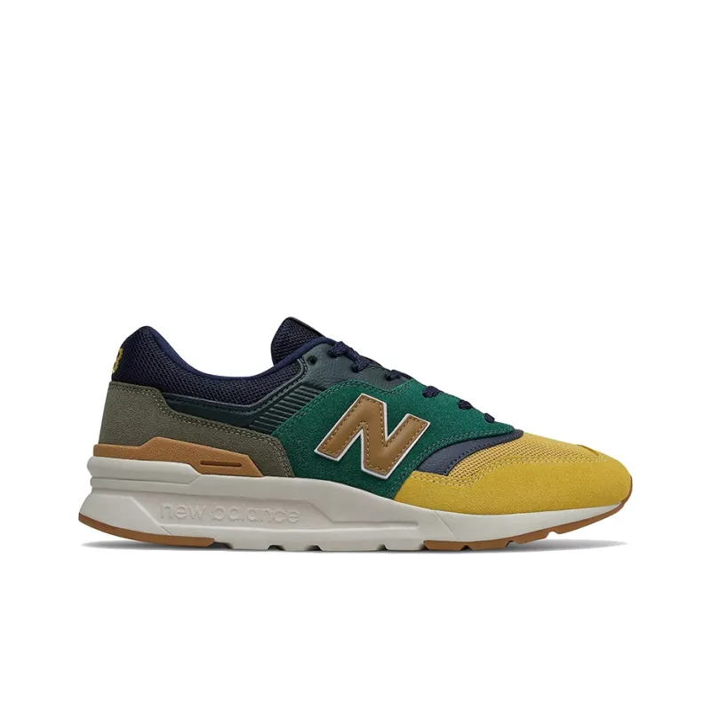 New Balance NB 997H Slip Resistant, Abrasion Resistant, Breathable Low Top Running Shoes Unisex Yellow Green-1
