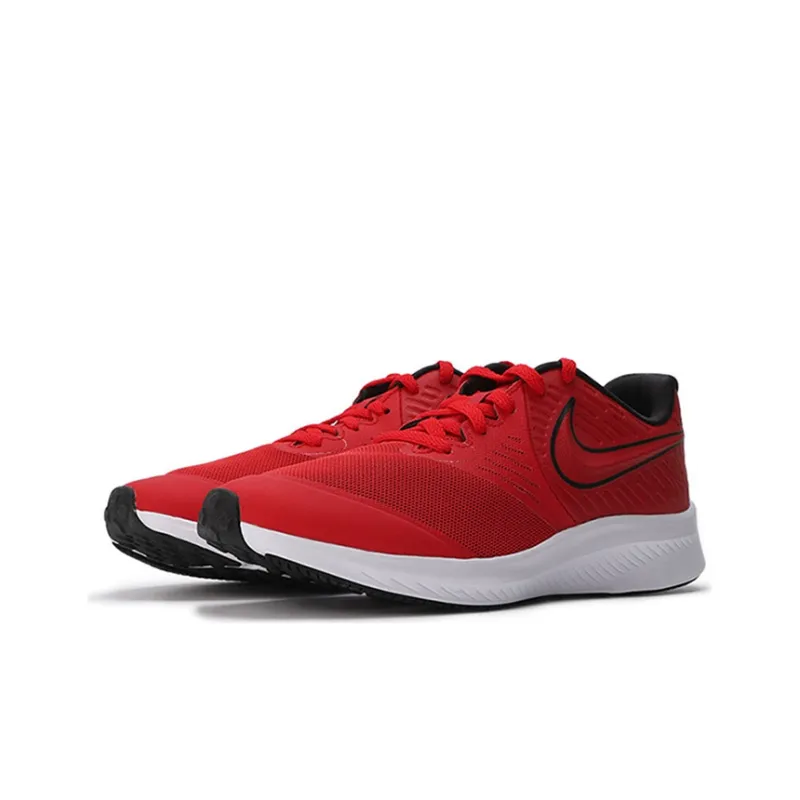 Nike Star Runner 2 Slip Resistant, Abrasion Resistant, Lightweight Low Top Running Shoes GS Red-2