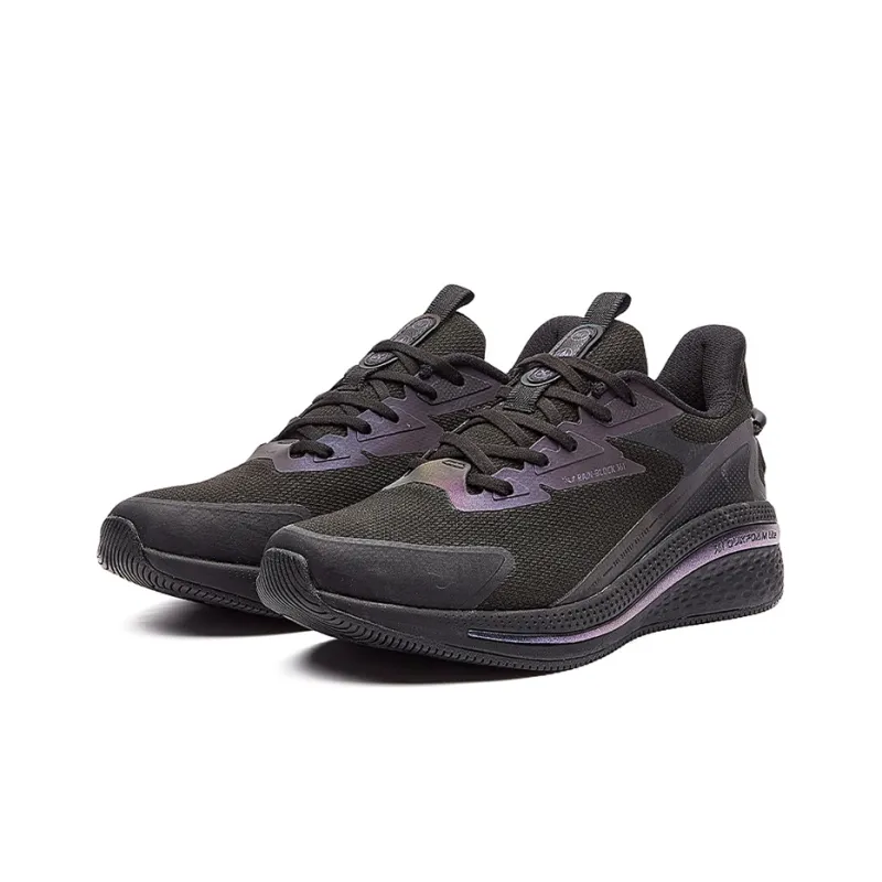 361° Rain Screen Rain Screen Cushioning Low Top Running Shoes Men's Obsidian Black-3