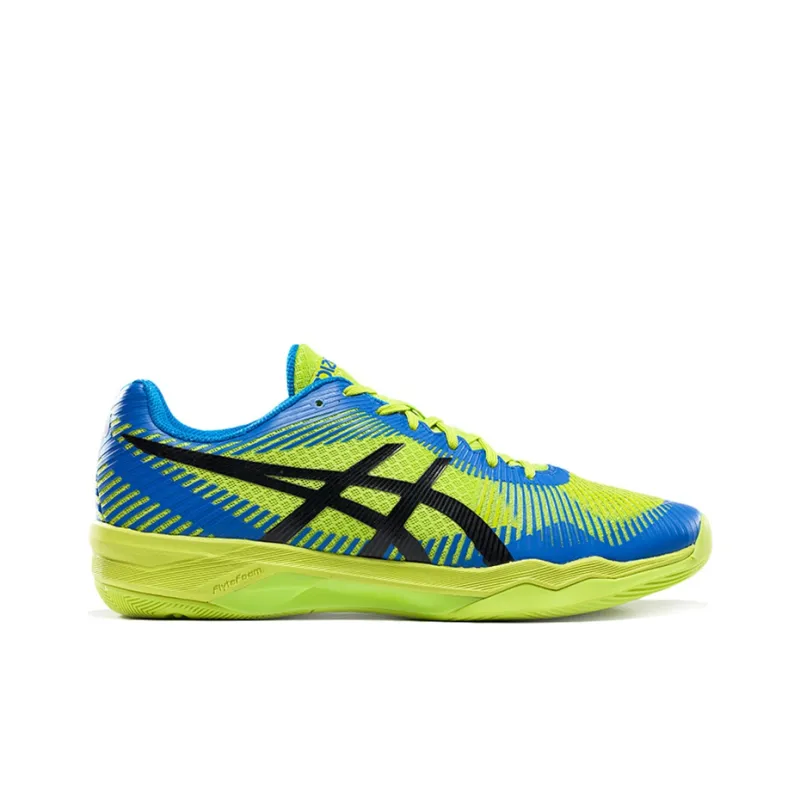 Asics Volley Elite FF Wear-Resistant Low-Top Running Shoes Men's Turquoise-1