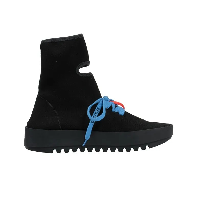 OFF WHITE Motowrap Black Stylish Skateboarding Shoes Men's Black-1