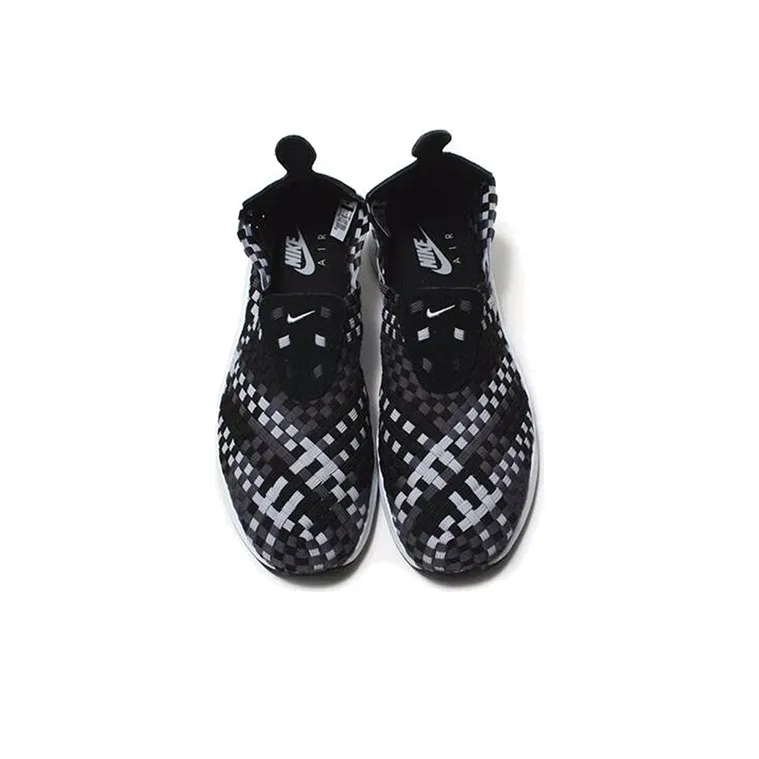 Nike Air Woven Black Retro Knitted White 'Black'-2