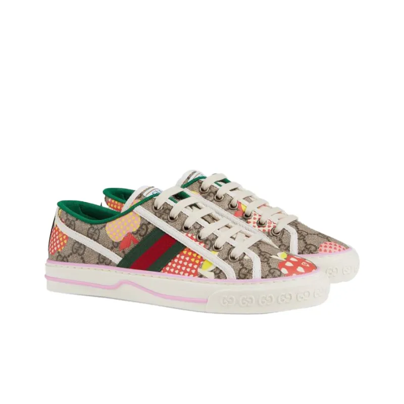 GUCCI Tennis 1977 Canvas Ebony Multicolor Women's-2
