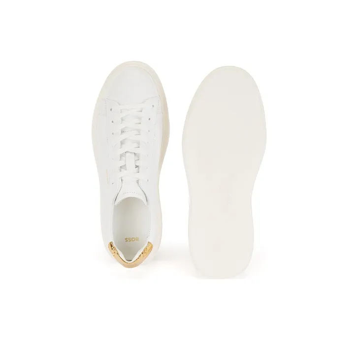 HUGO BOSS Skateboard Shoes Women's Low-Top White-3