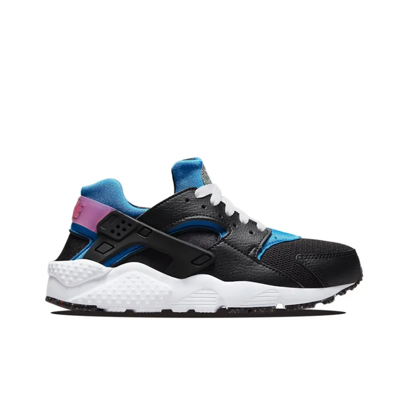 Nike Air Huarache Run Black Photo Blue Active Pink GS-1