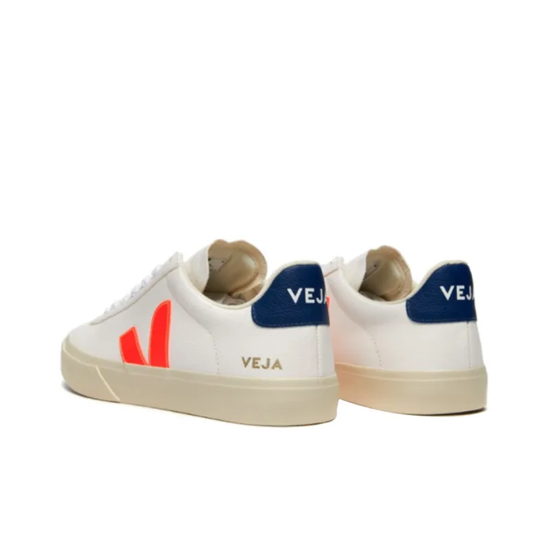 VEJA Campo Chromefree 'White Orange Fluo'-3