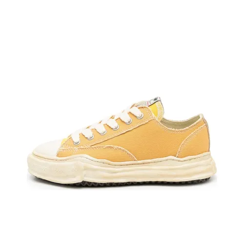 MIHARA YASUHIRO Peterson Low Top Skateboard Shoes Unisex Yellow