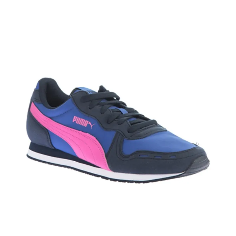 PUMA Cabana Racer Running Shoes Men Low-Top Black/Blue/Pink-1