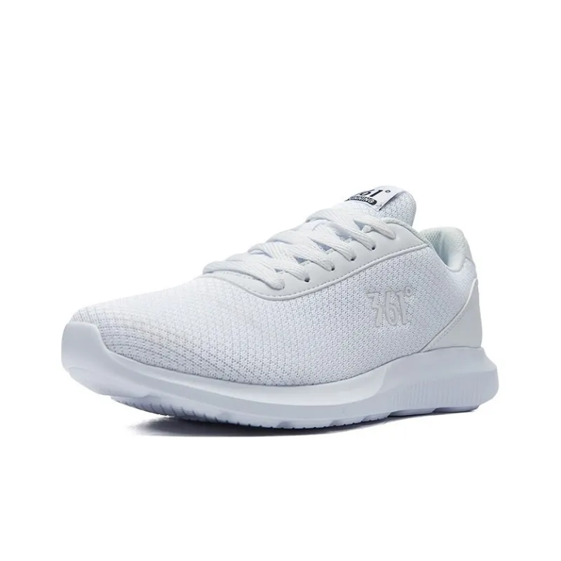 361° Cushioning Breathable Low Top Running Shoes Men's Cloud White-2