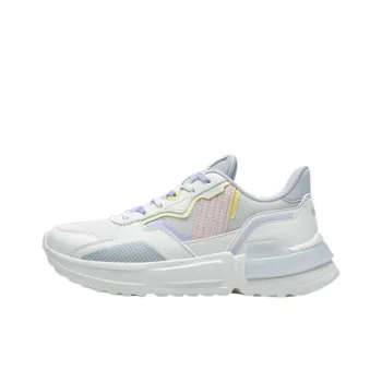 XTEP Vintage New 80 Low Top Casual Shoes Women's White Purple