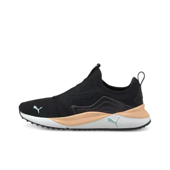 PUMA Pacer Future Slip-on Low-Top Running Shoes Women's Black Pink
