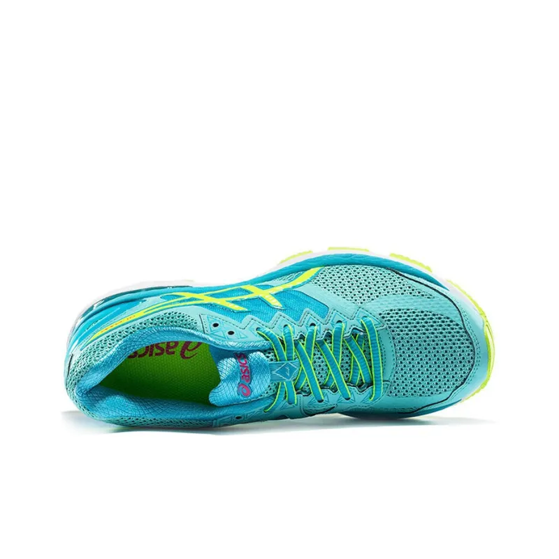 Asics GT-2000 4 Running Shoes Women's Low-Top Blue/Yellow-2